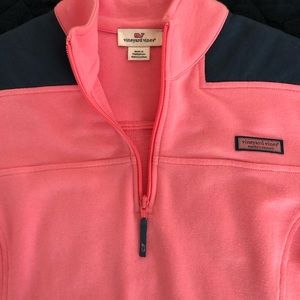 Pink and Navy Shep Shirt Like New! Size S